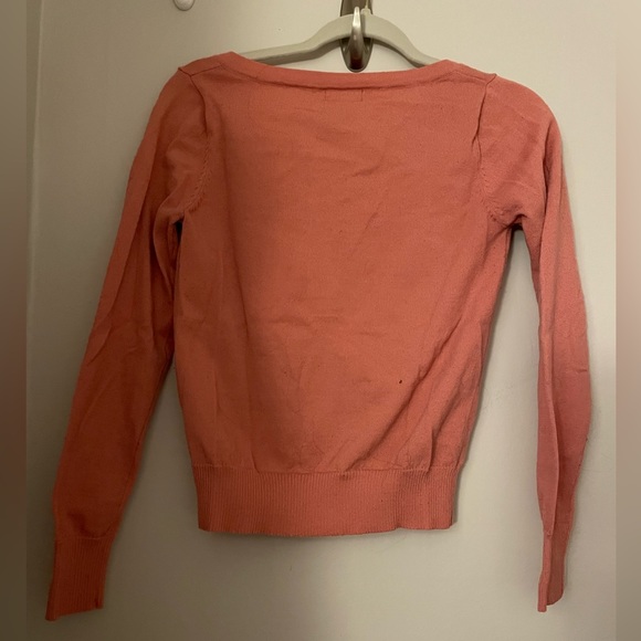 Light Orange Cardigan. - Picture 3 of 3